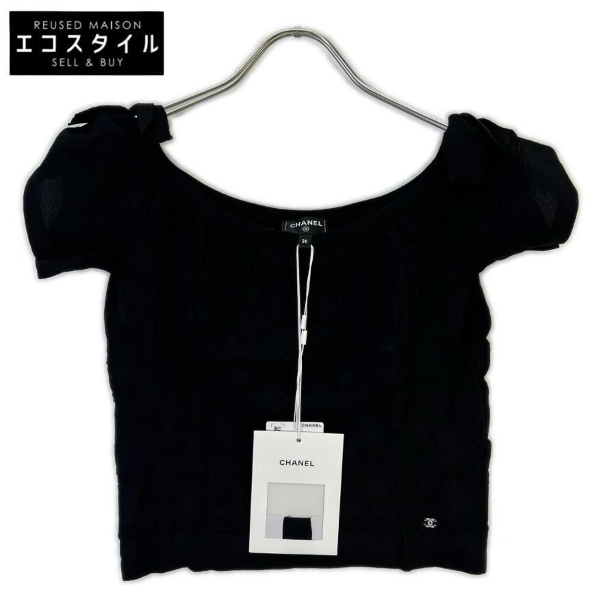 CHANEL（シャネル） 新品同様/ P76894 K11109 ブラック ラインストーン