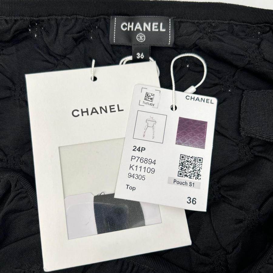 CHANEL（シャネル） 新品同様/ P76894 K11109 ブラック ラインストーン