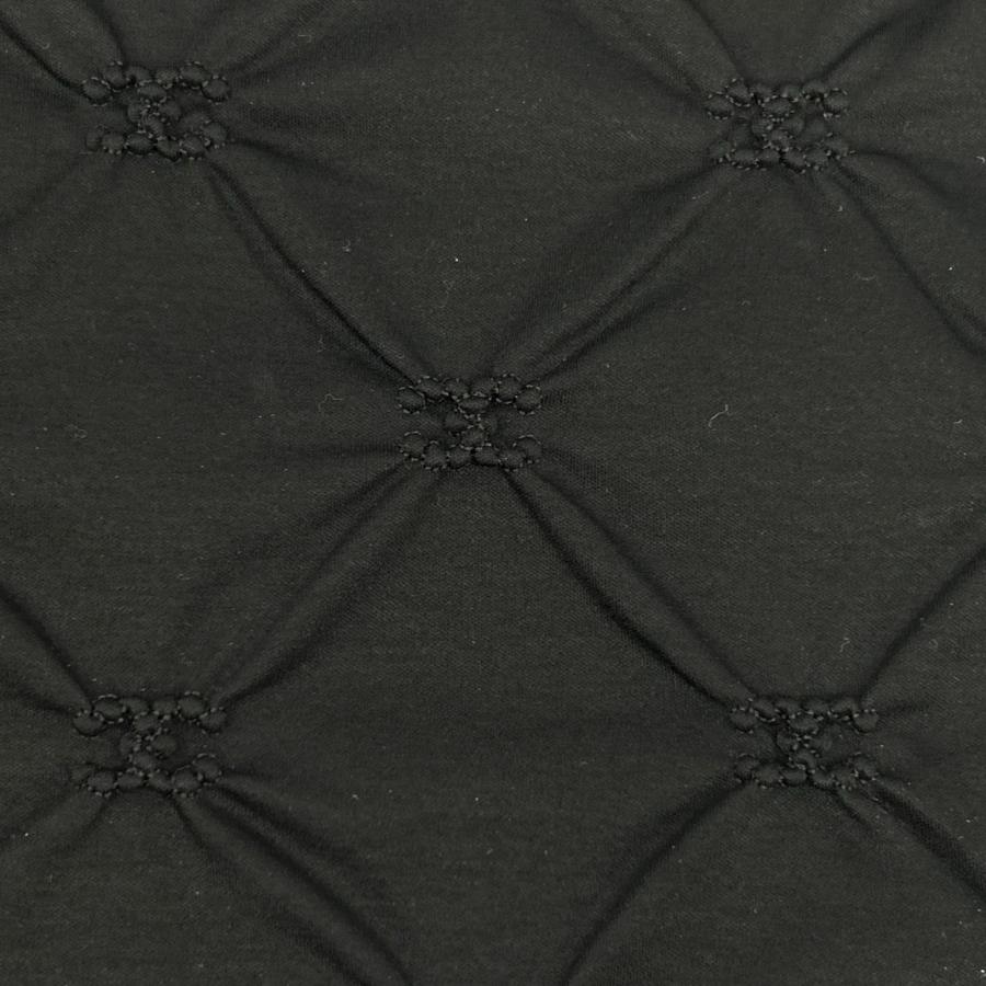 CHANEL シャネル  P74589 K10724 ｴﾝﾎﾞｽｺｺﾏｰｸ ﾁｬｰﾑ ｼｮｰﾄ丈 ﾌﾞﾗｯｸ Tｼｬﾂ 34 CHANEL（シャネル） 美品/ P74589 K10724 エンボスココマーク チャーム