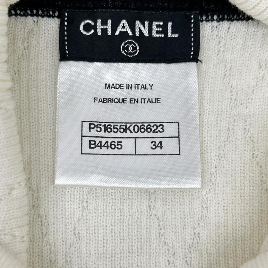 CHANEL シャネル  P51655 K06623 ﾌﾞﾗｯｸ×ﾎﾜｲﾄ ｺｺﾏｰｸ ｷｬﾐ 34 CHANEL - CHANEL シャネル P51655 K06623 ﾌﾞﾗｯｸ×ﾎﾜｲﾄ ｺｺﾏｰｸ ｷｬﾐ 34の