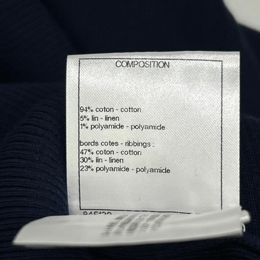 CHANEL シャネル  P70356 K10006 ｺｺﾏｰｸﾏﾙﾁ刺繍 ﾌﾟﾙｵｰﾊﾞｰﾆｯﾄ 34 CHANEL（シャネル） 美品/ P70356 K10006 ココマークマルチ刺繍 プル