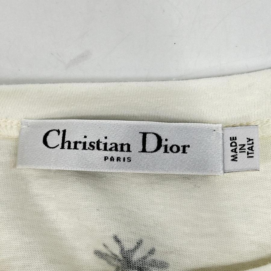 Christian Dior クリスチャンディオール 113T03A4473 DIOR Le Coeur En Fleurs フラワー Tシャツ XS レディースの画像