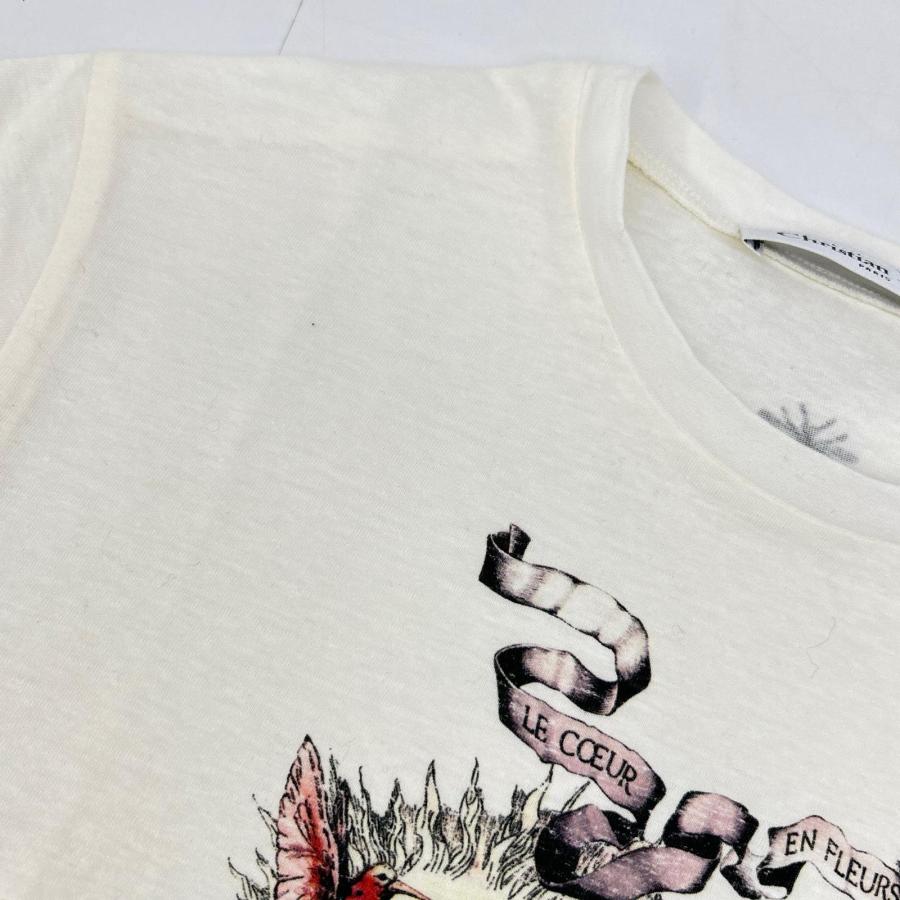 Christian Dior クリスチャンディオール  113T03A4473 DIOR Le Coeur En Fleurs ﾌﾗﾜｰ Tｼｬﾂ XS Christian Dior クリスチャンディオール 113T03A4473 DIOR Le Coeur En