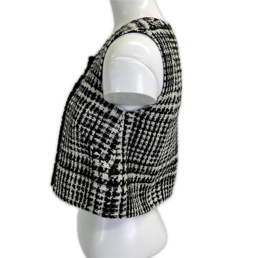 美品/  Christian Dior クリスチャンディオール 3A21105A1131/3A21327D1131 ガリアーノ期 ツイードセットアップ 36 レディース_3