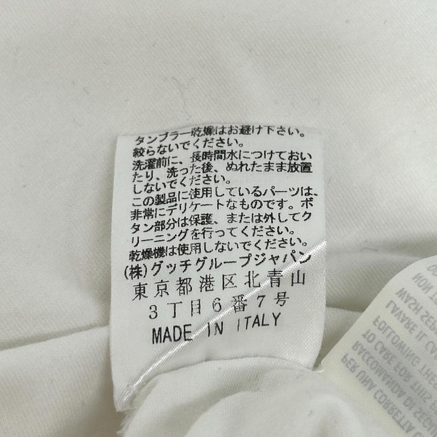 GUCCI（グッチ） 271596 GGウェブリボン ホワイト クルーネック T