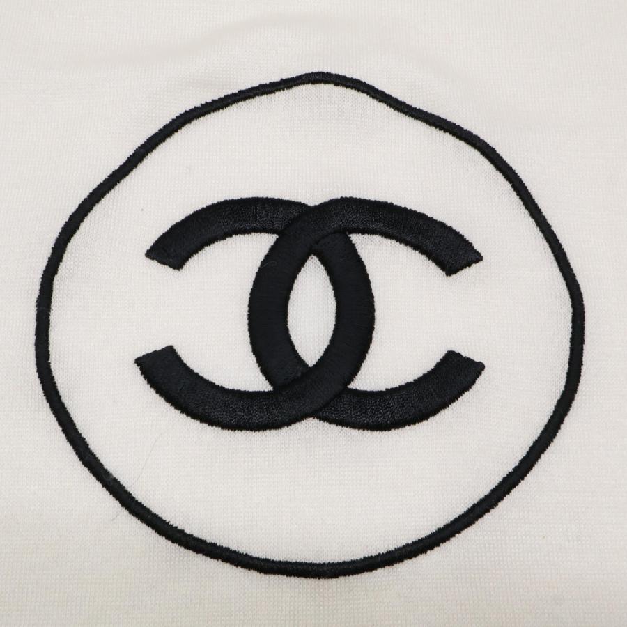 【CHANEL】シャネル　ココマーク ロゴ カシミヤ×シルク ストール CHANEL（シャネル） ココマーク刺繍 カシミヤ/シルク ストール