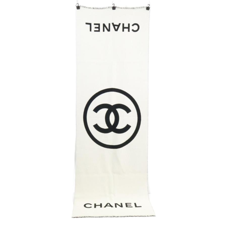 美品♡CHANEL♡ブランケット 大判 正規品 CHANEL（シャネル） ココマーク カシミヤ 大判ショール/ブランケット