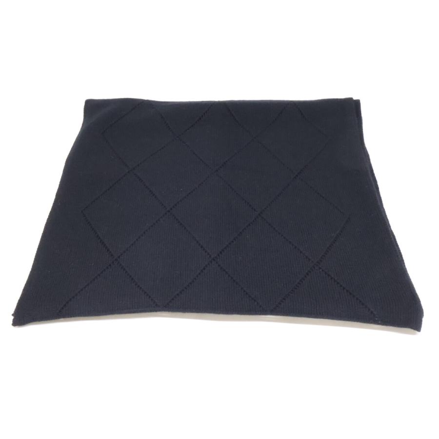 【美品】シャネル CHANELココマーク カシミヤ マフラー パール ビジュー CHANEL（シャネル） 美品 ココマーク カシミヤ マフラー レディース