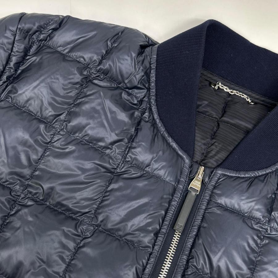 LOUIS VUITTON ルイヴィトン H9B44W ネイビー キルティング ジップ