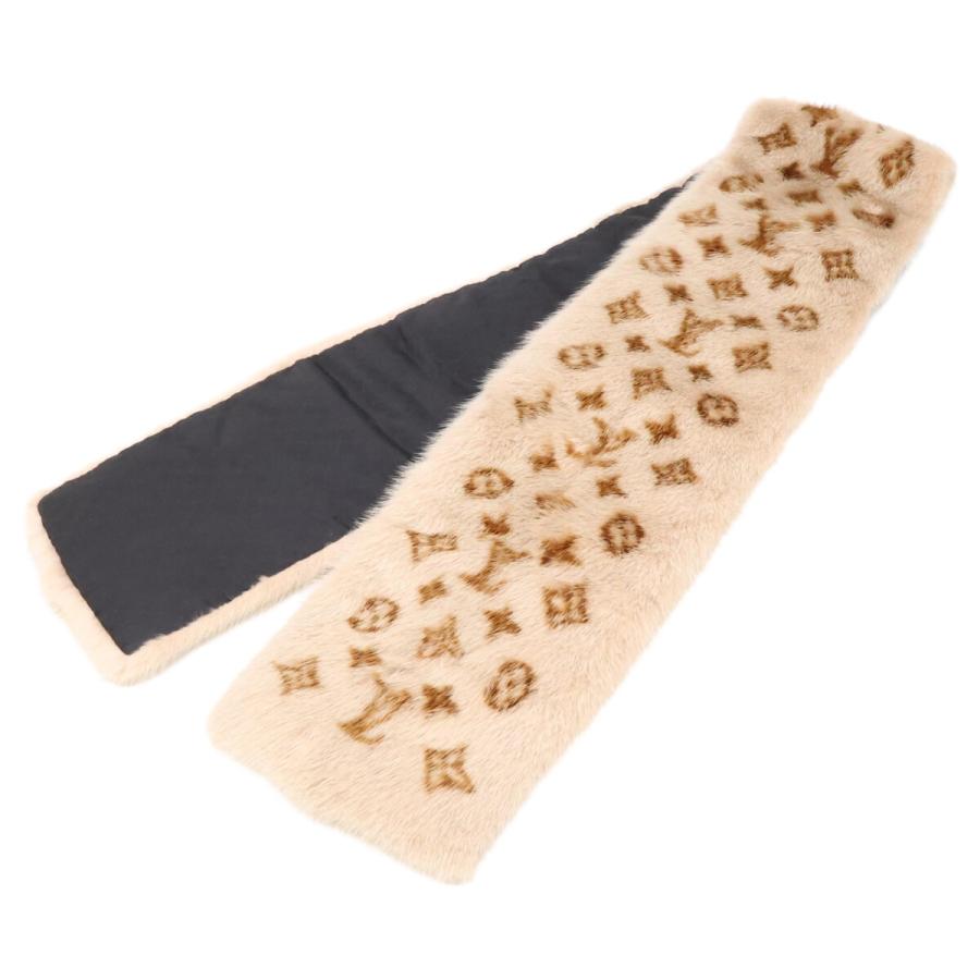 LOUIS VUITTON マフラー 美品 LOUIS VUITTON ルイヴィトン M75761 エシャルプ・モノグラム