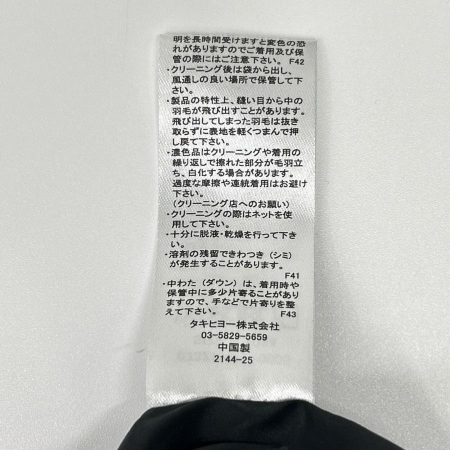 美品/ G/FORE ジーフォア ブラック ロゴ刺繍 ダウン スカート 34