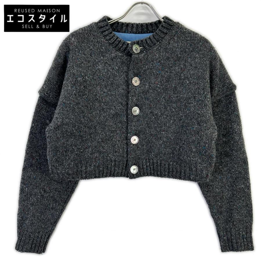 THE SHISHIKUI（シシクイ） C.GRAY ミックスカーディガン グレー F