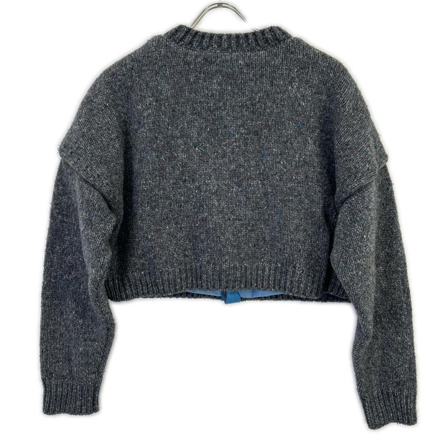 THE SHISHIKUI（シシクイ） C.GRAY ミックスカーディガン グレー F