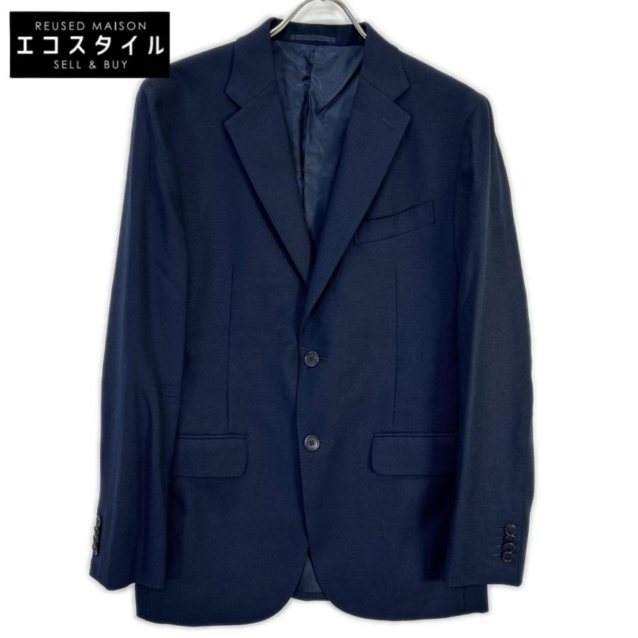 ESTNATION エストネーション ×REDA ネイビー ノッチドラペル カノコ シングルジャケット/ブレザー 48 ESTNATION（エストネーション） ×REDA ネイビー ノッチドラペル カノコ