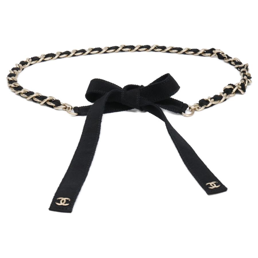 CHANEL（シャネル） 美品 G20C ココマーク グログラン チェーン リボン
