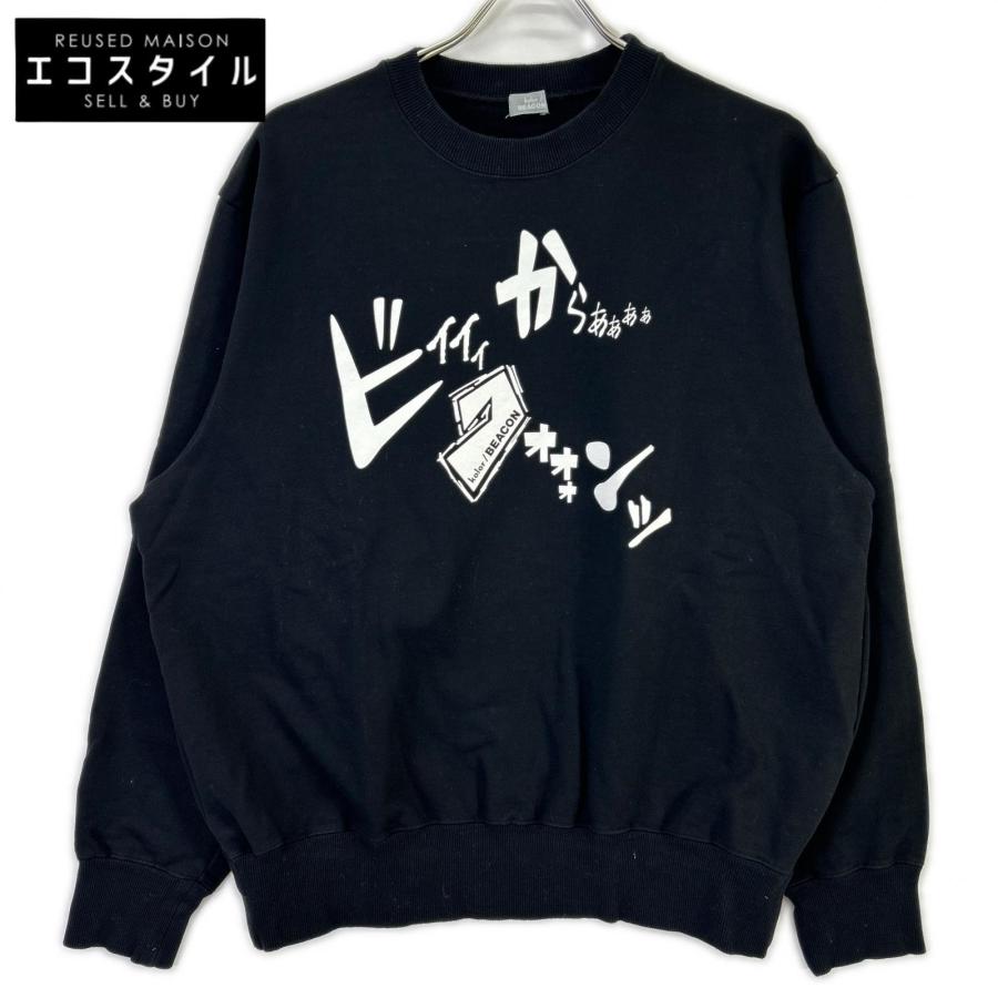 kolor（カラー） ブラック 22WBM-T08233 BEACON プリント SWEAT