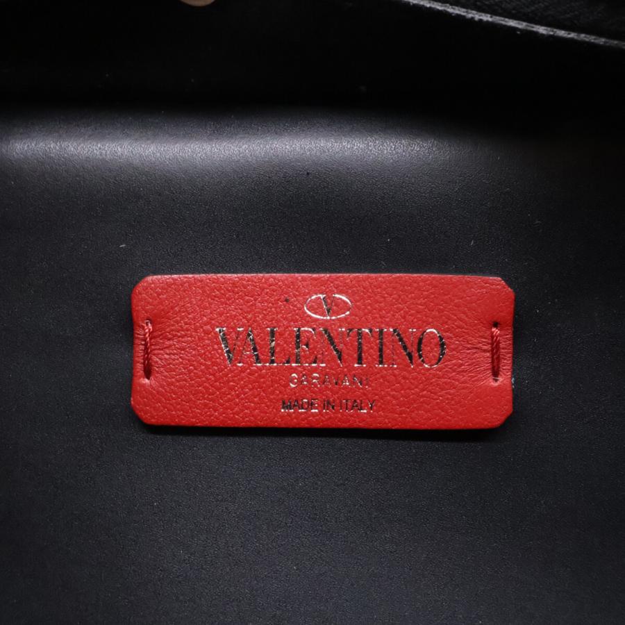美品/ VALENTINO ヴァレンティノ VLTNロゴ ロックスタッズ ボディ