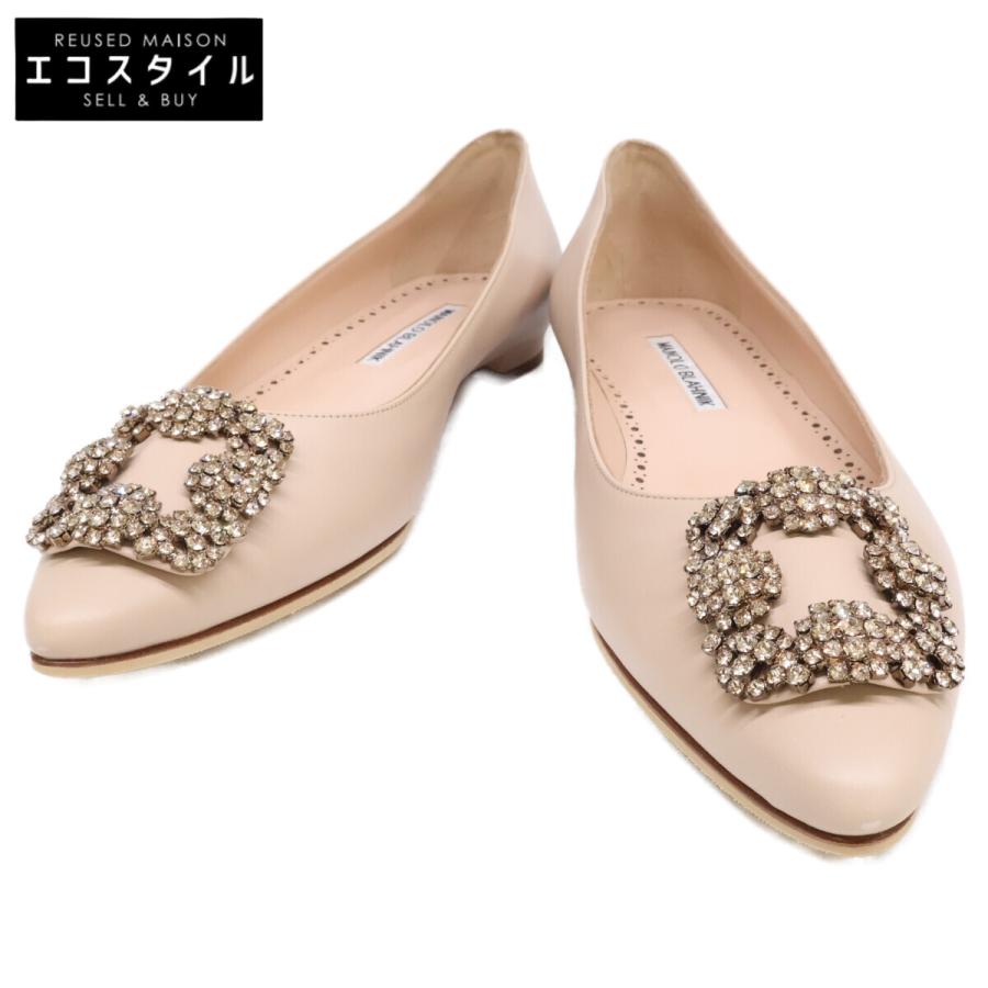 MANOLO BLAHNIK（マノロブラニク） 美品/ HANGISI ハンギシ ポイン 