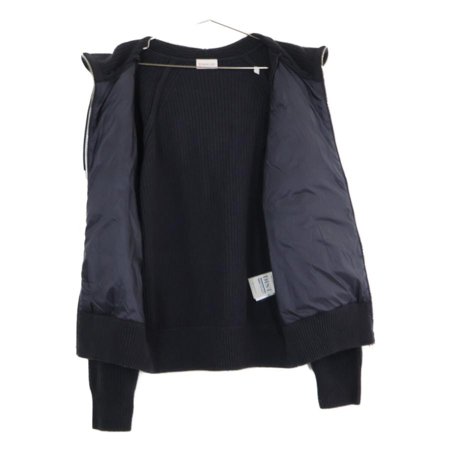 MONCLER（モンクレール） 美品 CARDIGAN TRICOT ニット切替 フーディ