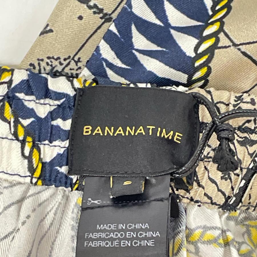 BANANATIME（バナナタイム） 美品/ 22-030-570-0021 シルク プリント