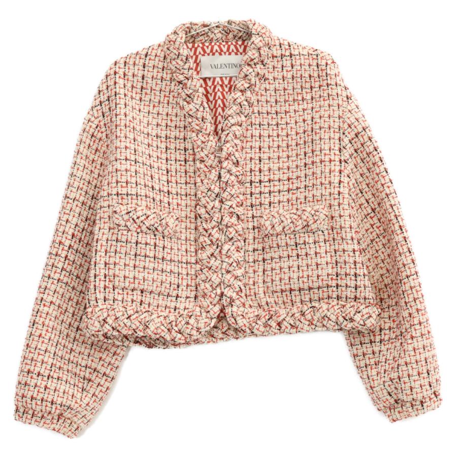 美品　ヴァレンティノ ツイード コート ヘリンボーン VALENTINO VALENTINO（ヴァレンティノ） 美品/国内正規 WB3CE2D5675 ツイード