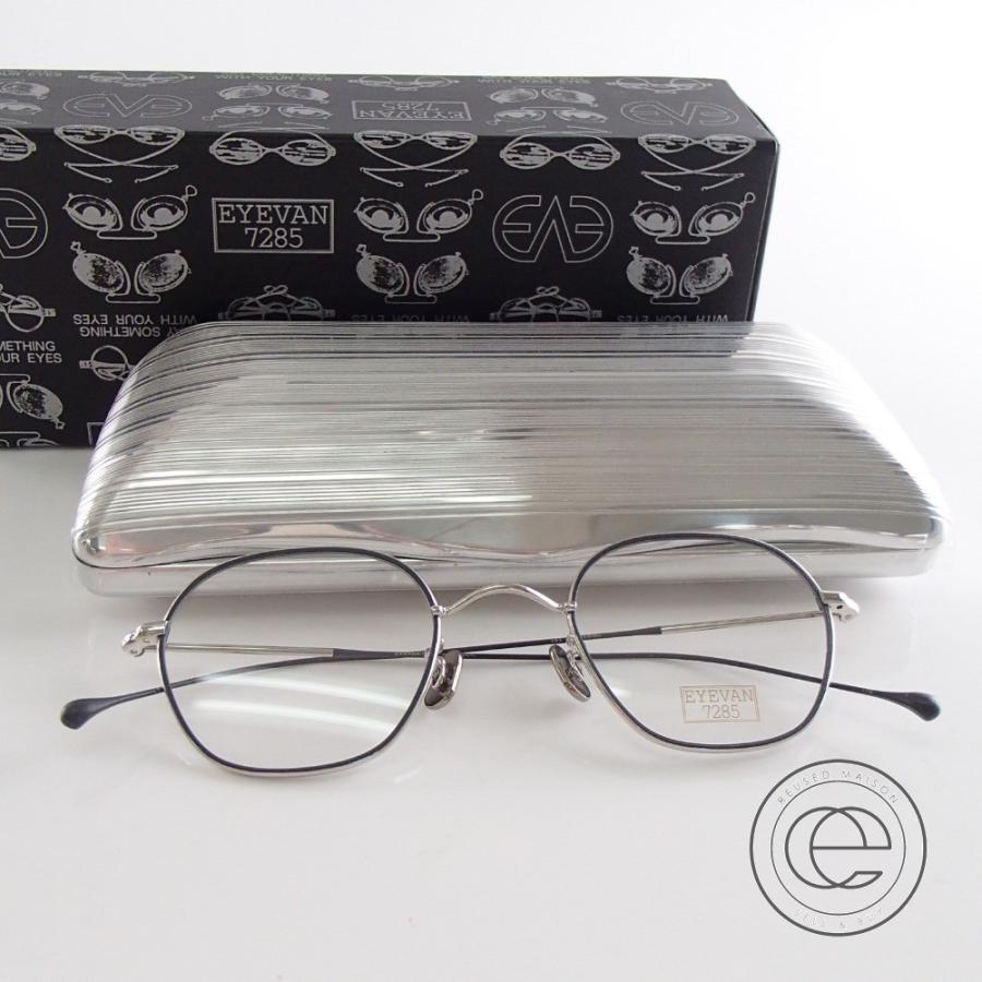 ブランドのギフト 未使用 グレー シルバー メガネフレーム 8090 151 アイヴァン Eyevan7285 財布 帽子 ファッション小物 Rankinengineering Com
