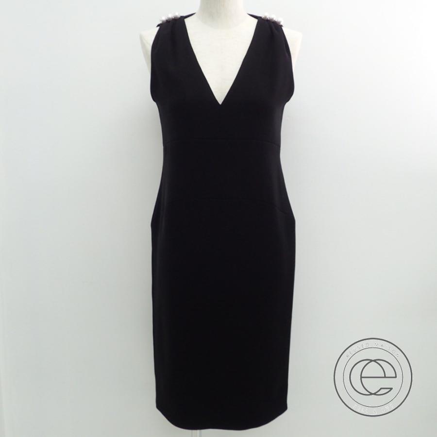 18s S 定価5万5000円 Yoko Chan ヨーコチャン Ycd 218 3 ショルダーパールドレス ワンピース 38 ブラック レディース ブランドショップエコスタイル 通販 Yahoo ショッピング