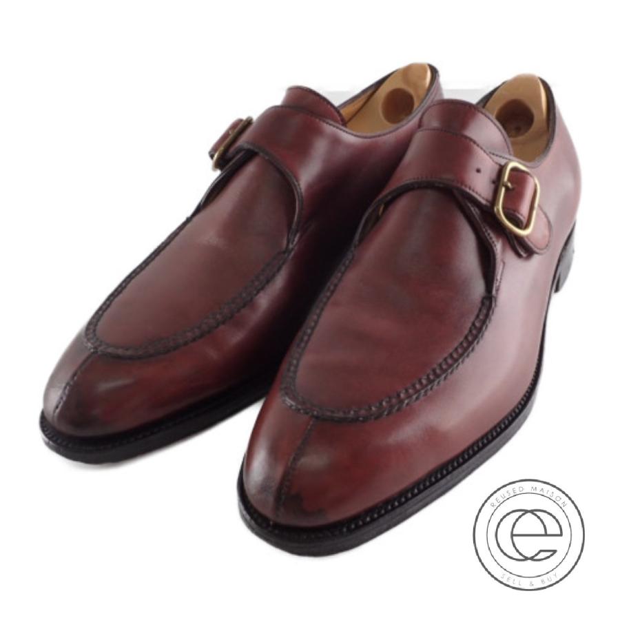 John Lobb ジョンロブ Osner オスナー 8695ラスト シングルモンク Uチップシューズ 6 1 2e バーガンディ メンズ 2909500000018239 ブランドショップエコスタイル 通販 Yahoo ショッピング