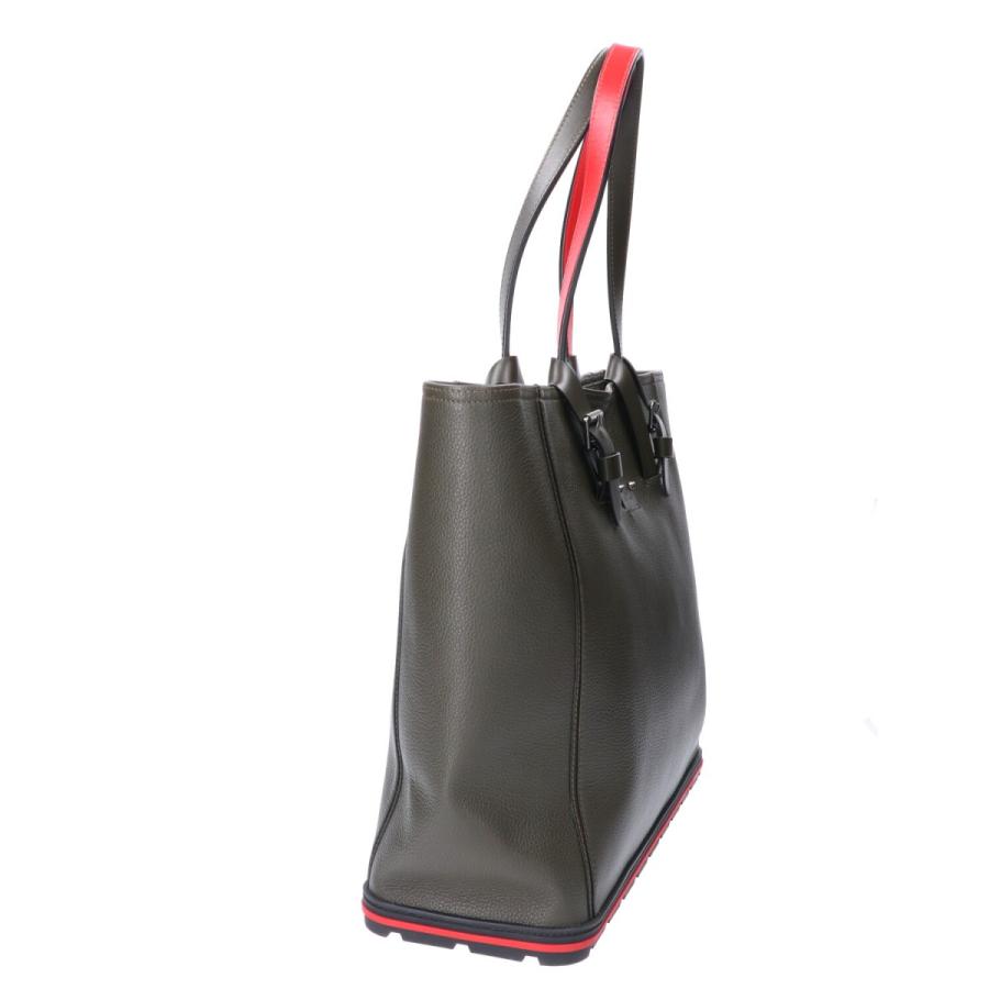 美品 Christian Louboutin クリスチャンルブタン Kabiker スタッズ レザートートバッグ カーキ メンズ ブランドショップエコスタイル 通販 Yahoo ショッピング