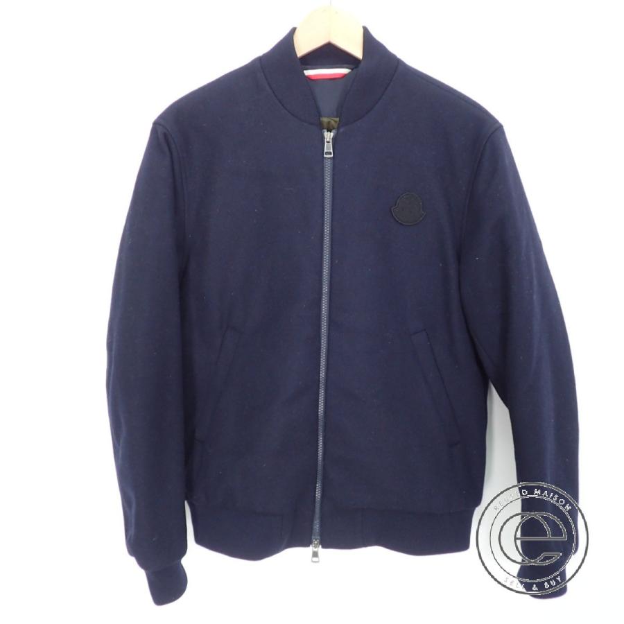 国内正規 Monclerモンクレール Honore 胸元ロゴマークワッペン付 ウール ダウンブルゾン ジャケット1 ネイビー メンズ 2909500000021979 ブランドショップエコスタイル 通販 Yahoo ショッピング