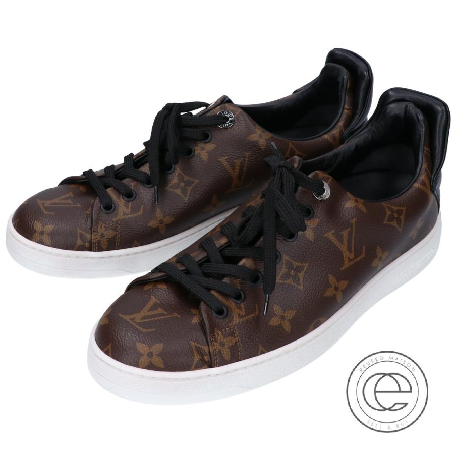 Louis Vuitton ルイ ヴィトン フロントロー ライン モノグラム スニーカー 5 1 2 モノグラム メンズ ブランドショップエコスタイル 通販 Yahoo ショッピング