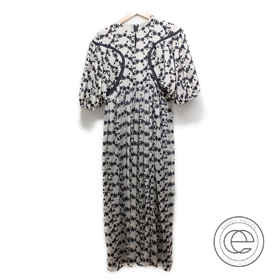 最高の Clane クラネ 5011 エンブロイダリーフラワーワンピース 1 ブラック系 レディース 輝く高品質な Mdtu Nw Gov Lk