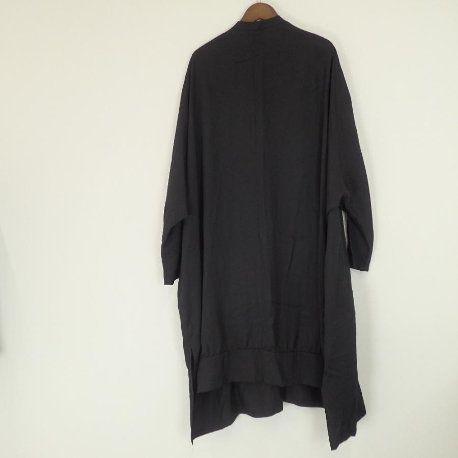 GroundY（グラウンドワイ） ロングカーディガン　L 黒 美品/ Ground Y グラウンドワイ GV-T19-100 ドルマンスリーブ