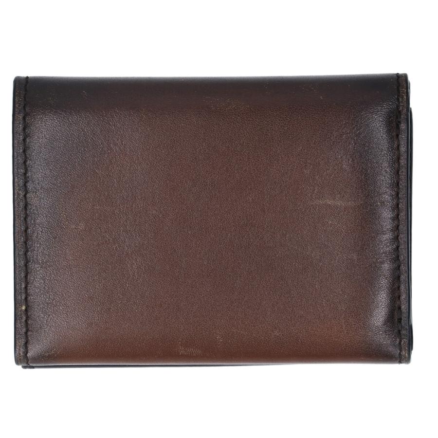 【✨美品✨】 ベルルッティ カリグラフィ 三つ折り財布 アカジュー ブラウン Berluti ベルルッティ 三つ折り財布 カリグラフィ アカジュー