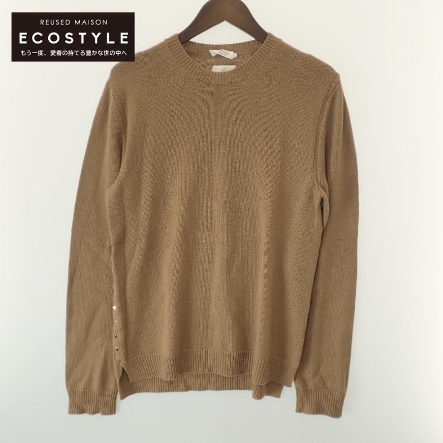 国内正規/ VALENTINO ヴァレンティノ サイドスタッズ カシミヤ混  