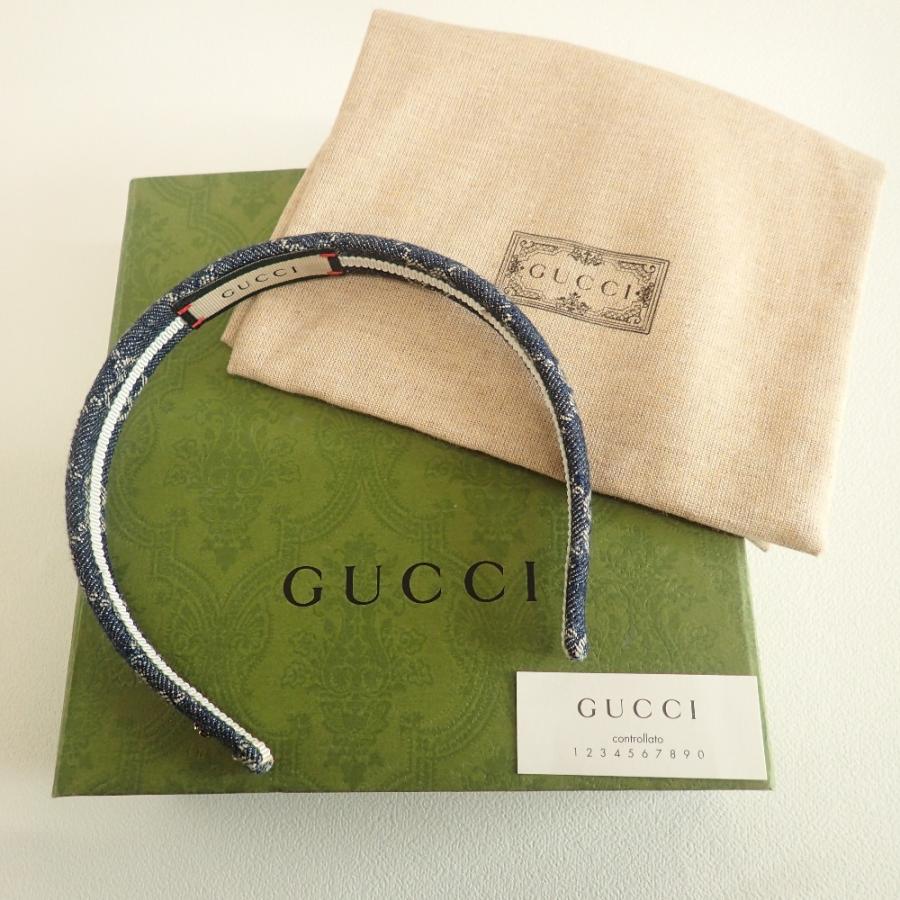 GUCCI（グッチ） 652835 3HAAH 4900 エコ ウォッシュドデニム ヘア