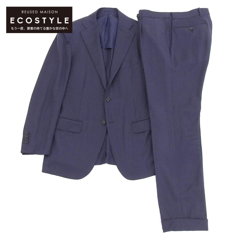 RING JACKET スーツ ウールモヘヤ ネイビー 44