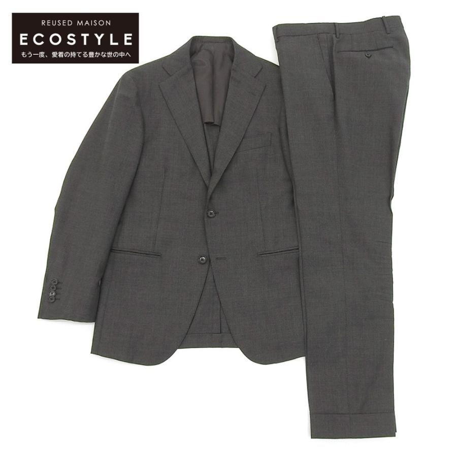 美品 RING JACKET リングヂャケット スーツ メンズ グレー 44 