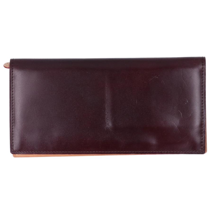 GANZO ガンゾ 57192 CORDOVAN コードバン ファスナー小銭入れ付 長財布