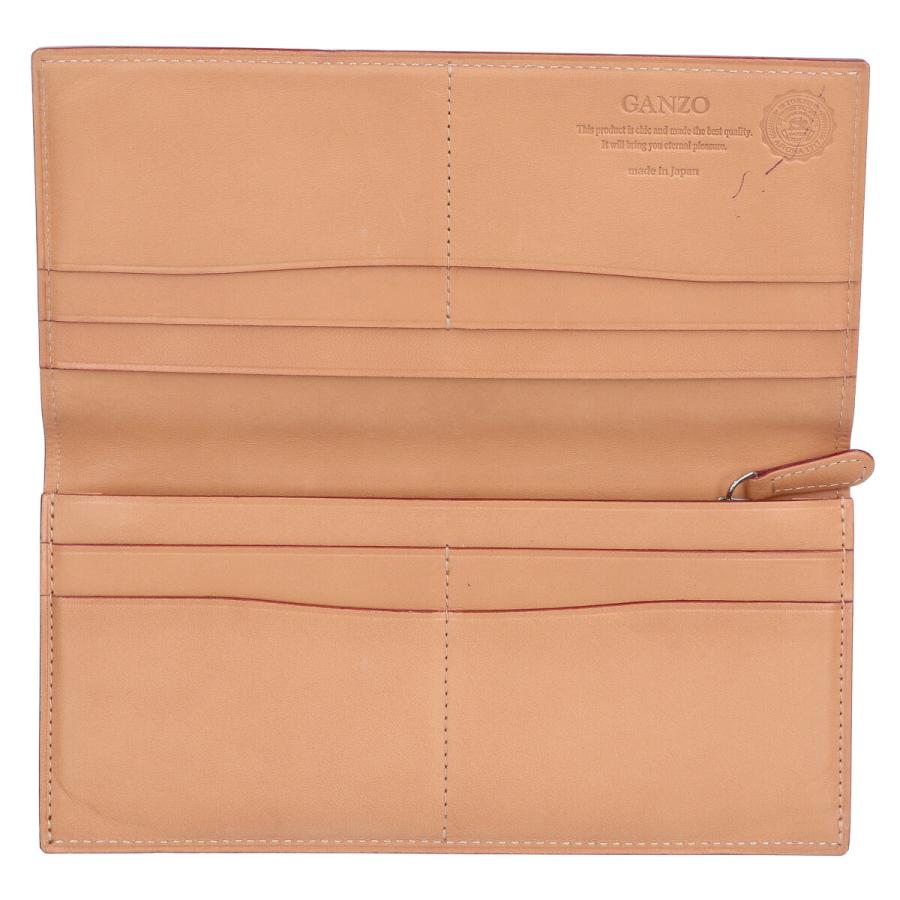 GANZO ガンゾ 57192 CORDOVAN コードバン ファスナー小銭入れ付 長財布