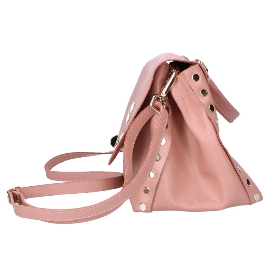 【美品】ZANELLATO ポスティーナ スタッズ ハンドバッグ 2way ZANELLATO ザネラート POSTINA S ポスティーナS エンボスレザー 2WAY