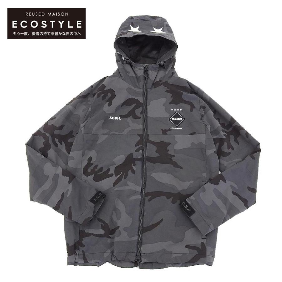 F.C.R.B.×NIKE CAMOUFLAGE PRACTICE JACKET Nike Fcrb Real Bristol Blue Camo Hooded Jacket Size Large