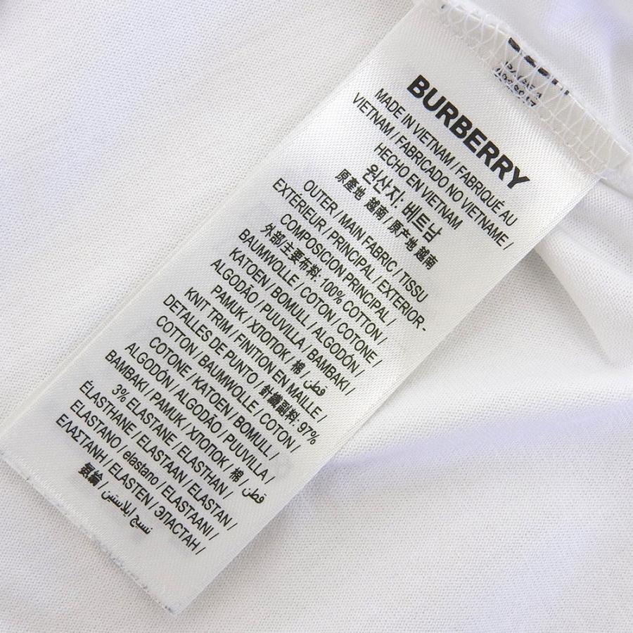 BURBERRY バーバリー ロゴTシャツ トップス メンズ ホワイト 【Sudden Death】 M