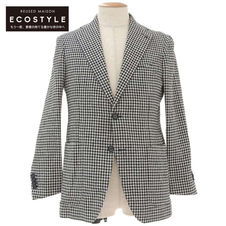 美品 liatore タリアトーレ ギンガムチェック ジャケット メンズ ブラックホワイト 46 7r 1sbm22k 正規 ブランドリユースショップエコスタイル 通販 Yahoo ショッピング