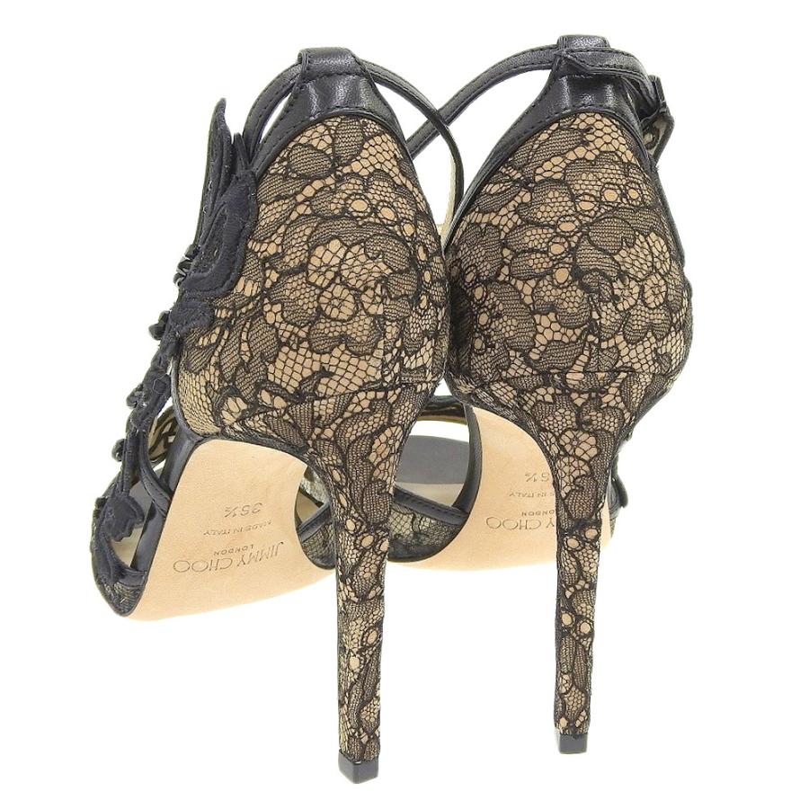 JIMMY CHOO 花柄 スリッポン 盗 36