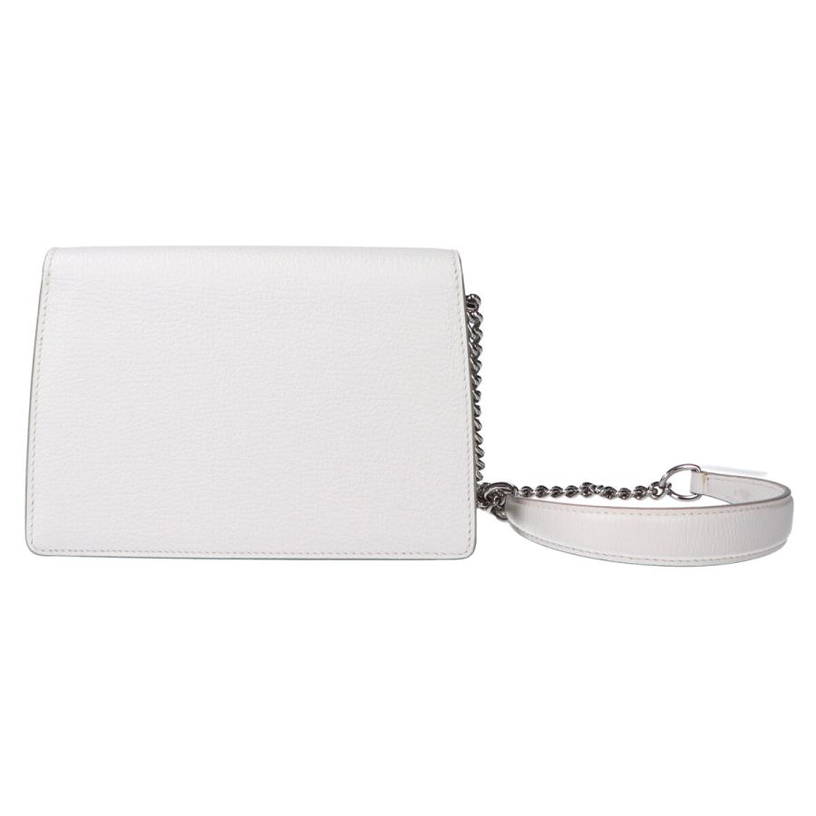 美品】ジミーチュウ ショルダーバッグ クリスタル バックル レザー