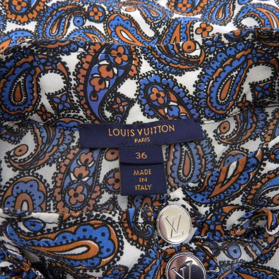 美品 LOUIS VUITTON ルイ・ヴィトン ペイズリー柄 シルク100