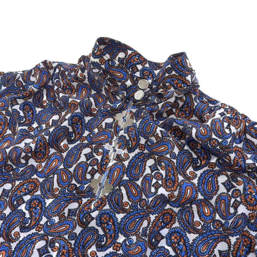 美品 LOUIS VUITTON ルイ・ヴィトン ペイズリー柄 シルク100