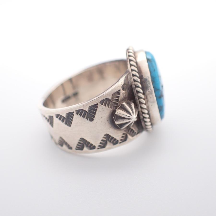 美品 ANDY CADMAN アンディキャドマン STERLING刻印 ターコイズ