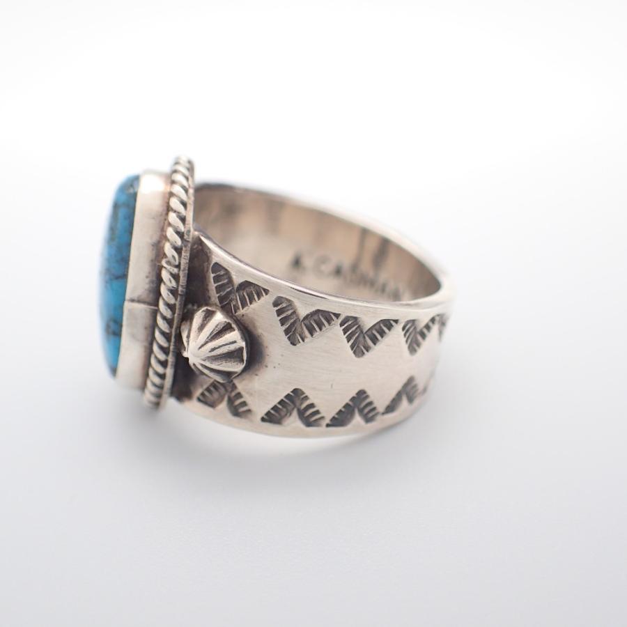 美品 ANDY CADMAN アンディキャドマン STERLING刻印 ターコイズ